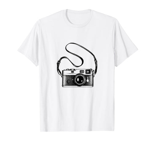 Photographers Camera T-Shirt - Custom Art Print Unisex - T-Shirt, Sweatshirt, Hoodie