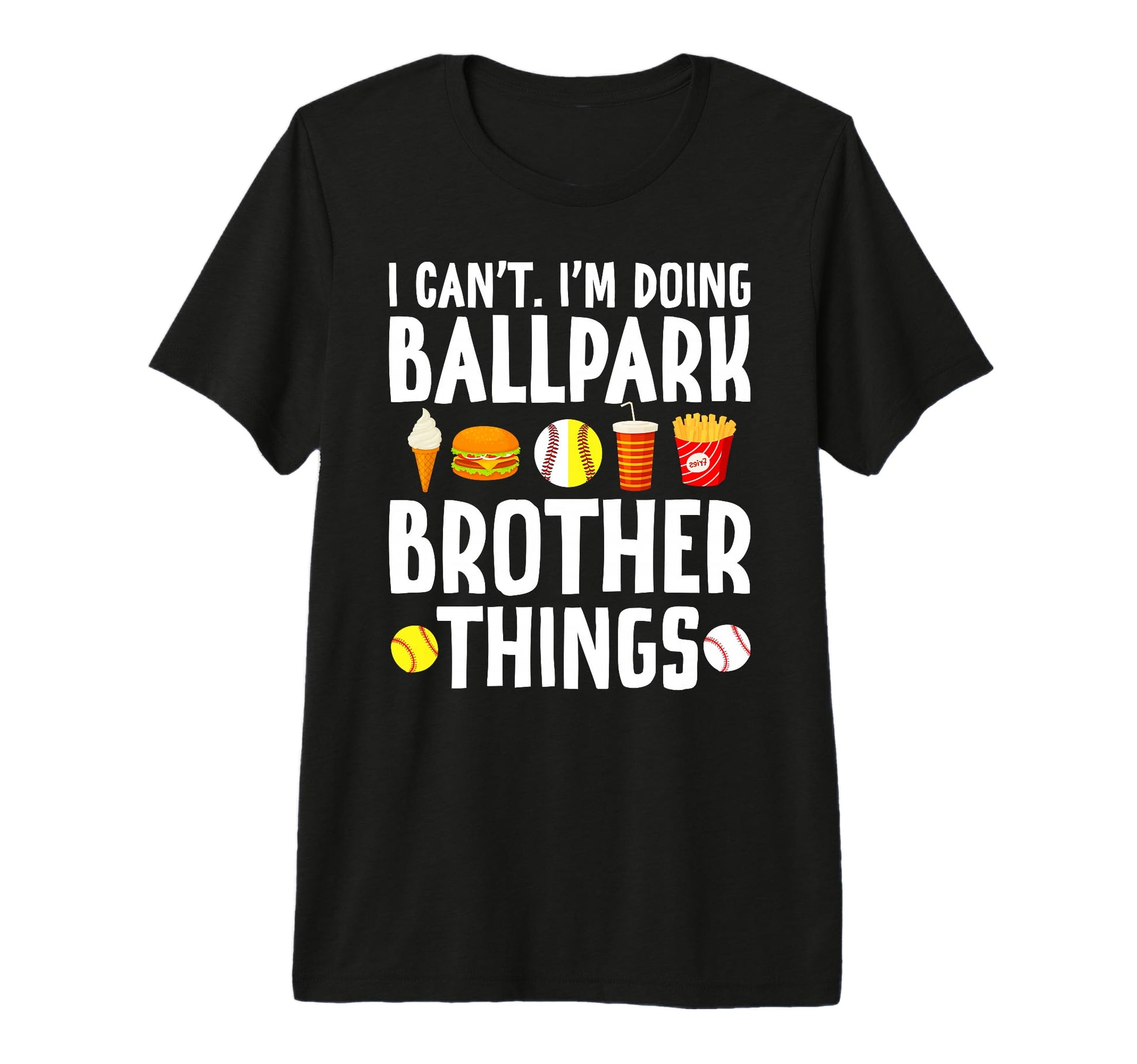Im Doing Ballpark Brother Things T-Shirt - Minimalist Print Unisex - T-Shirt, Sweatshirt, Hoodie