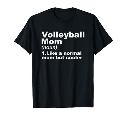 Volleyball Mom Sports Game Day Fan Gift T-Shirt - Custom Art Print Unisex - T-Shirt, Sweatshirt, Hoodie