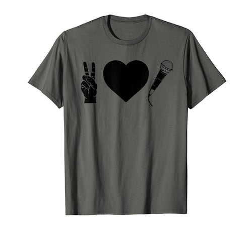 Peace Love Hip Hop Old School Rap T-Shirt - Custom Art Print Unisex - T-Shirt, Sweatshirt, Hoodie