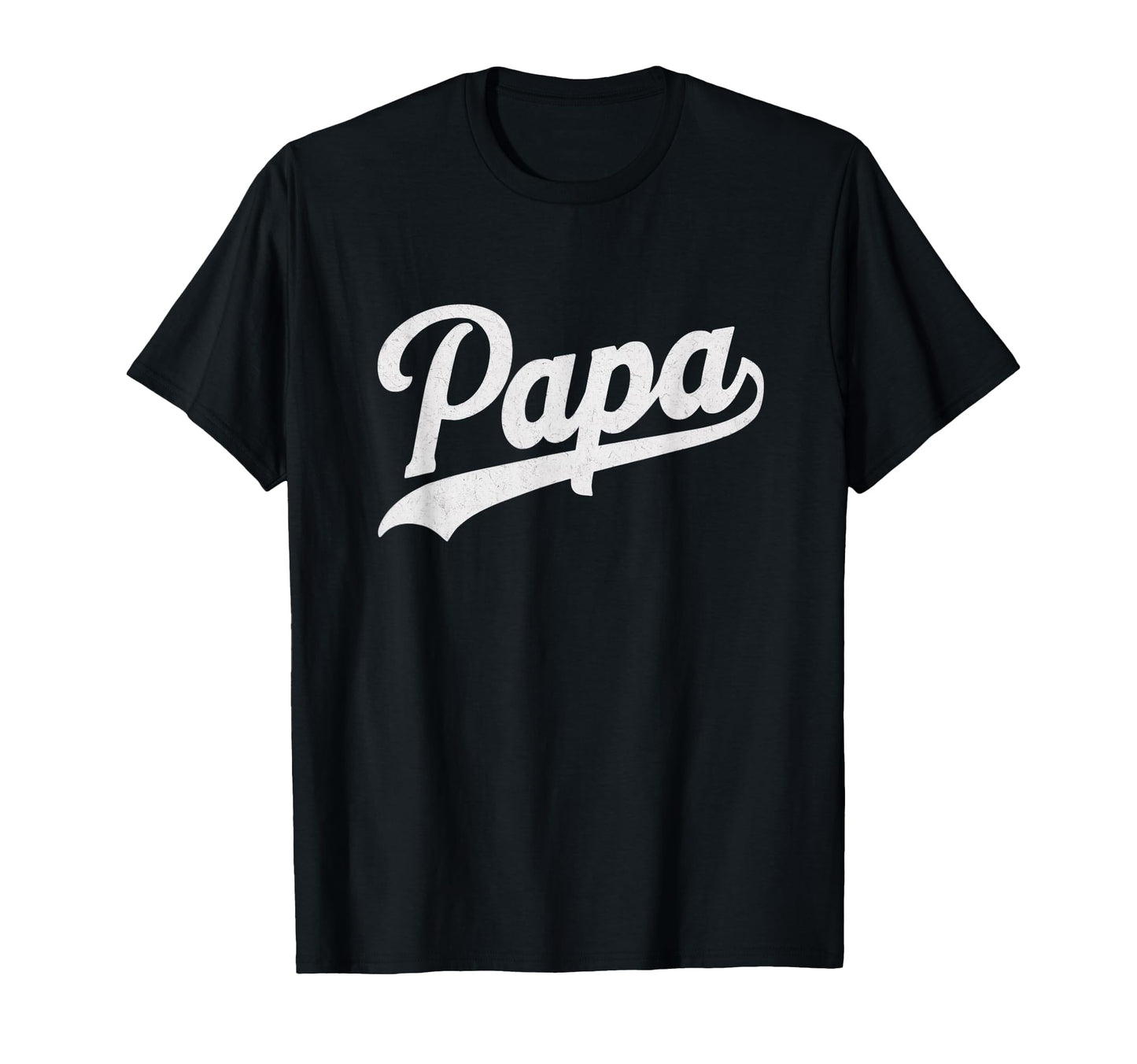Papa Baseball Script T-Shirt - Custom Art Print Men Women - T-Shirt, Sweatshirt, Hoodie