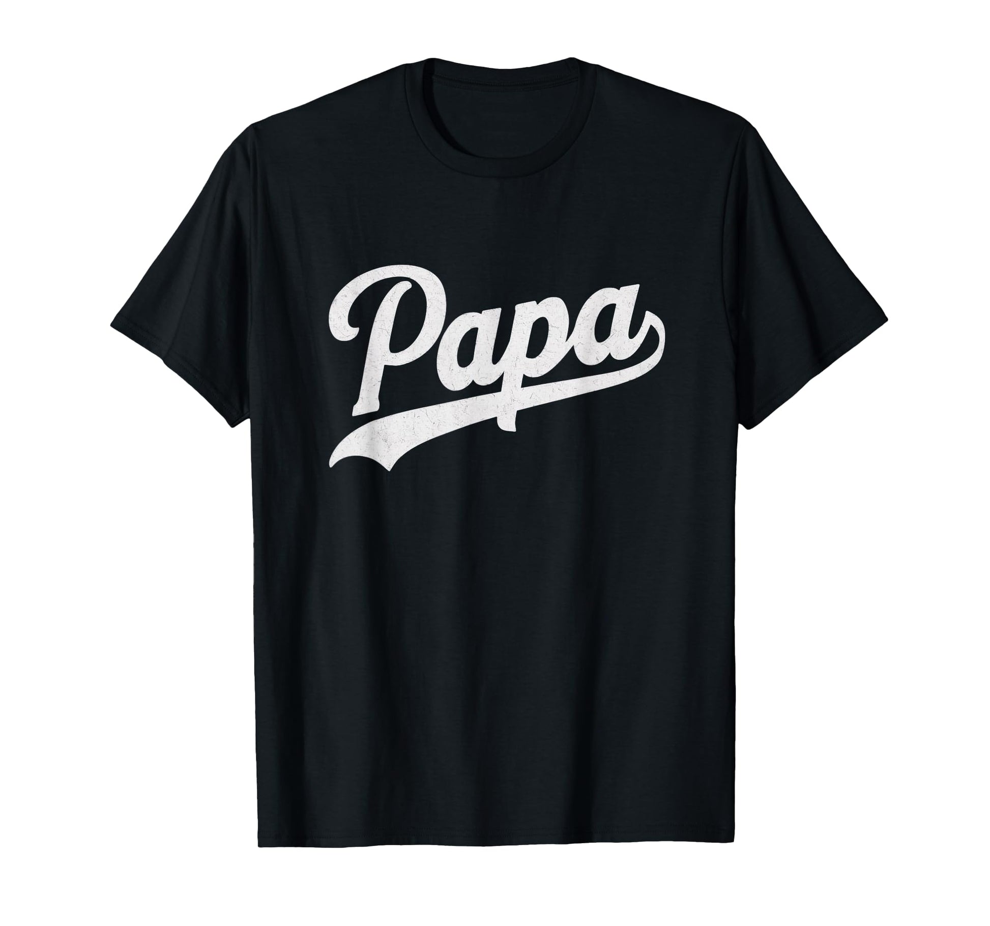 Papa Baseball Script T-Shirt - Custom Art Print Men Women - T-Shirt, Sweatshirt, Hoodie