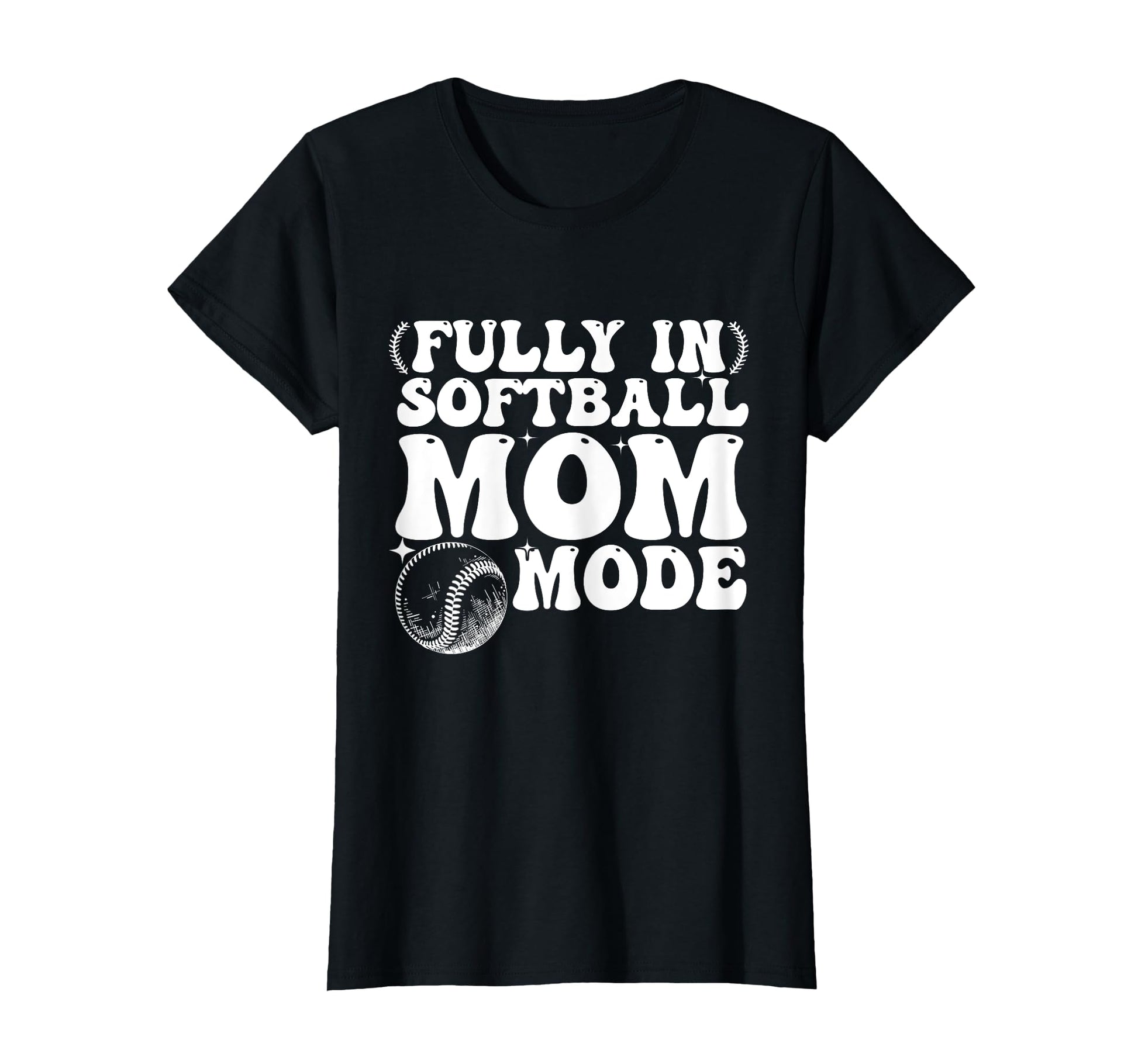 Softball Mom Mothers Day Baseball T-Shirt - Graphic Print Men Women - T-Shirt, Sweatshirt, Hoodie