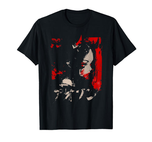 Goth Grunge Demon Anime Waifu Horror Alt T-Shirt - Custom Art Print Unisex - T-Shirt, Sweatshirt, Hoodie