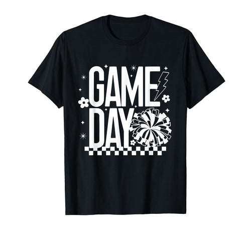 Game Day Cheer Mom Cheerleading T-Shirt - Streetwear Style for Adults - T-Shirt, Sweatshirt, Hoodie