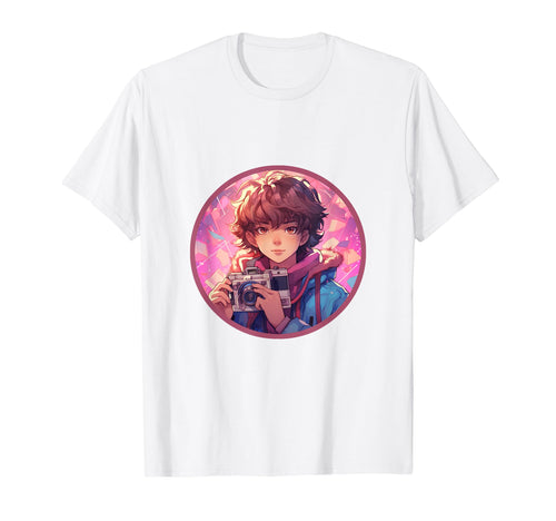 Anime Camera Geometry Manga Lover T-Shirt - Trendy Graphic Men Women - T-Shirt, Sweatshirt, Hoodie