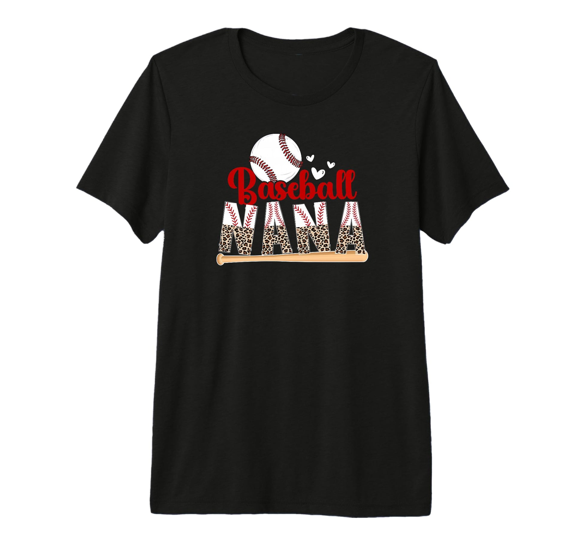 Baseball Nana Leopard Nana T-Shirt - Casual Everyday Wear Men Women - T-Shirt, Sweatshirt, Hoodie