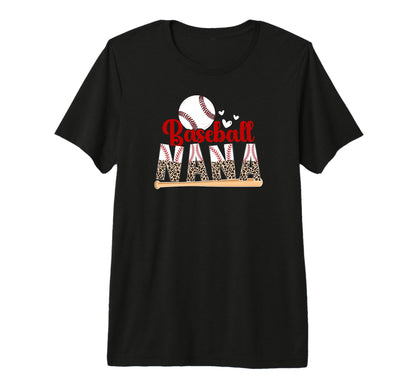 Baseball Nana Leopard Nana T-Shirt - Casual Everyday Wear Men Women - T-Shirt, Sweatshirt, Hoodie