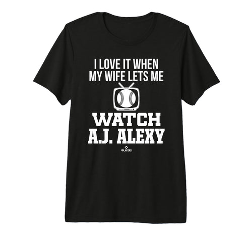 My Wife Lets Me Watch J Alexy T-Shirt - Minimalist Print Men Women - T-Shirt, Sweatshirt, Hoodie