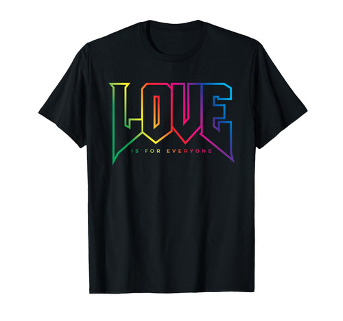 Rainbow Love Lgbtq Sad Aesthetic Edgy T-Shirt - Graphic Print Men Women - T-Shirt, Sweatshirt, Hoodie