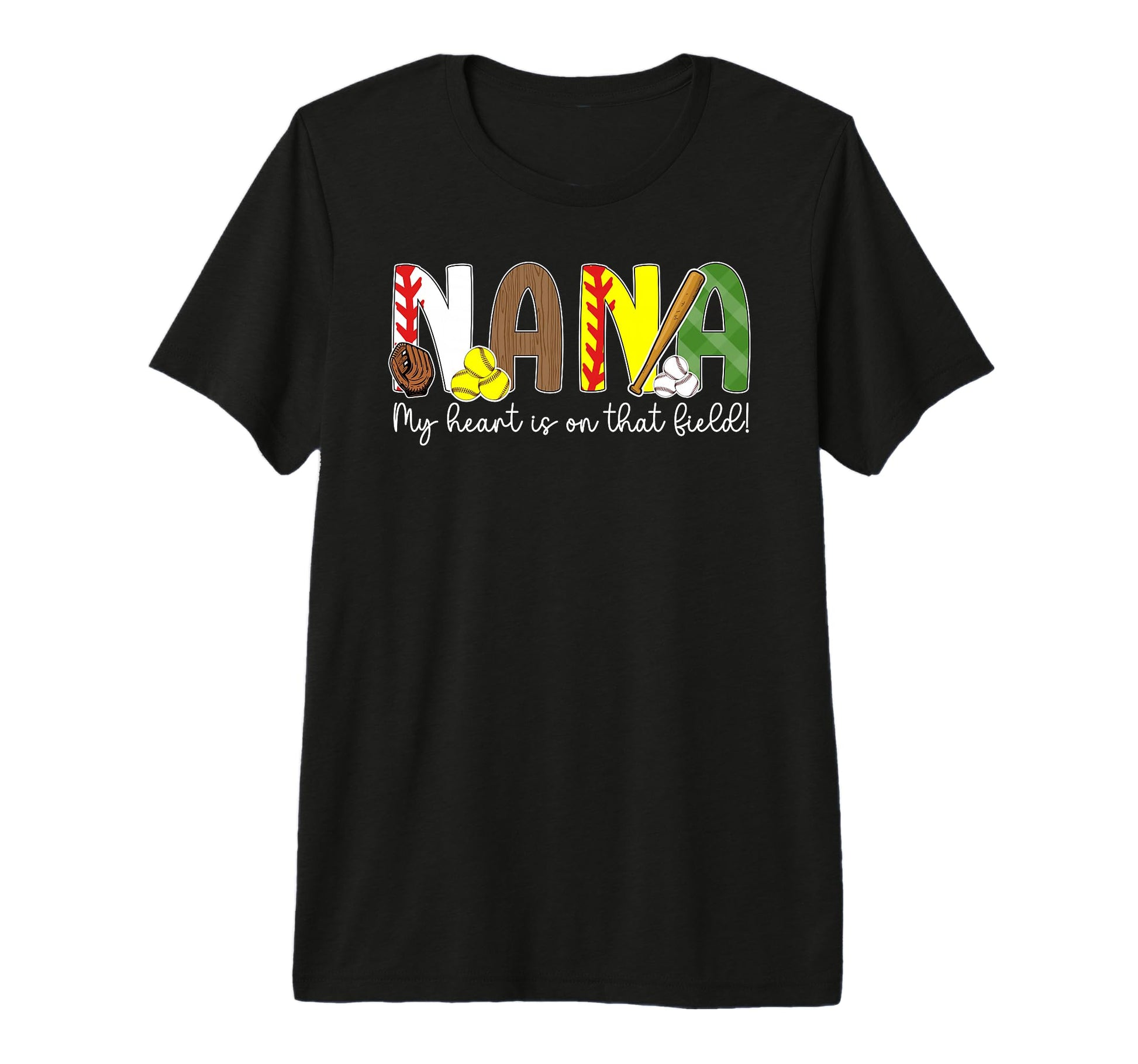 That Field Baseball Softball Nana Grandma T-Shirt - Novelty Apparel Unisex - T-Shirt, Sweatshirt, Hoodie