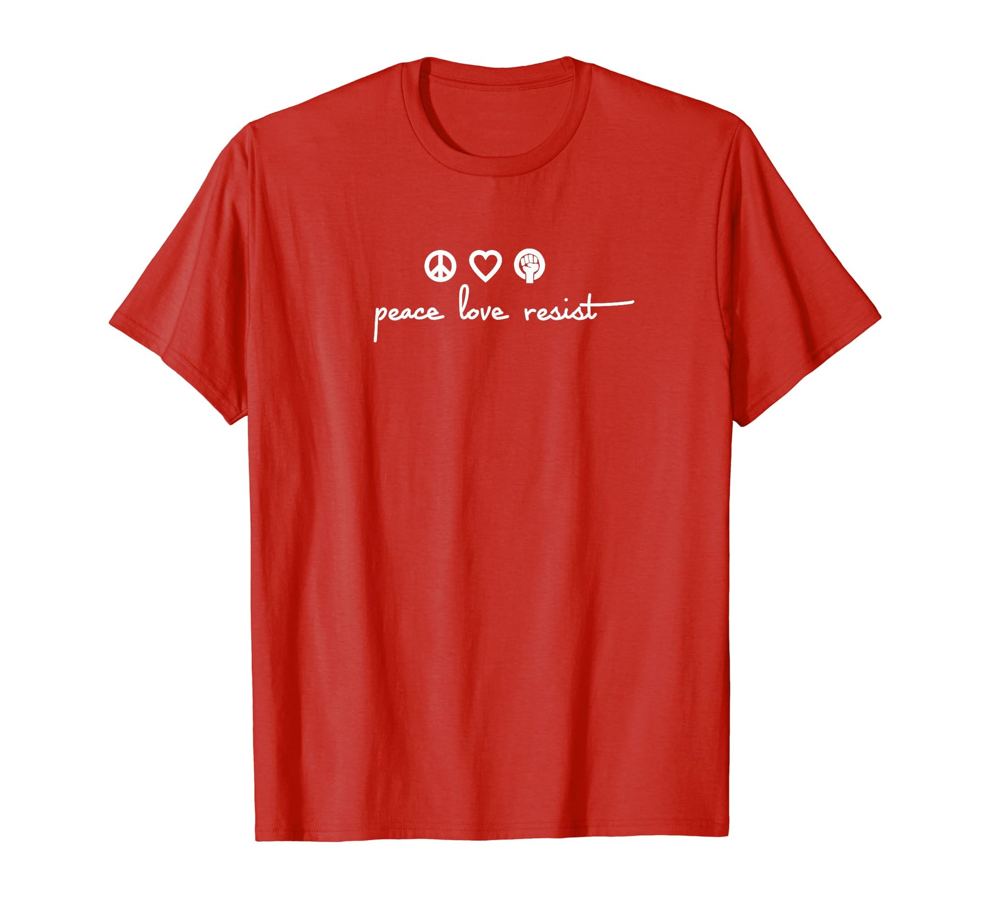 Peace Love Resist T-Shirt - Graphic Print for Adults - T-Shirt, Sweatshirt, Hoodie