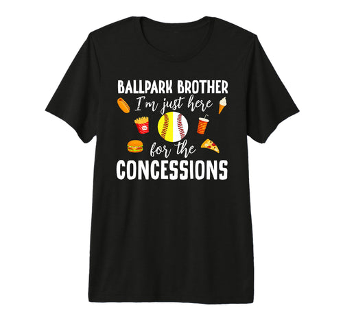 Ballpark Brother Funny Softball T-Shirt - Casual Everyday Wear for Adults - T-Shirt, Sweatshirt, Hoodie