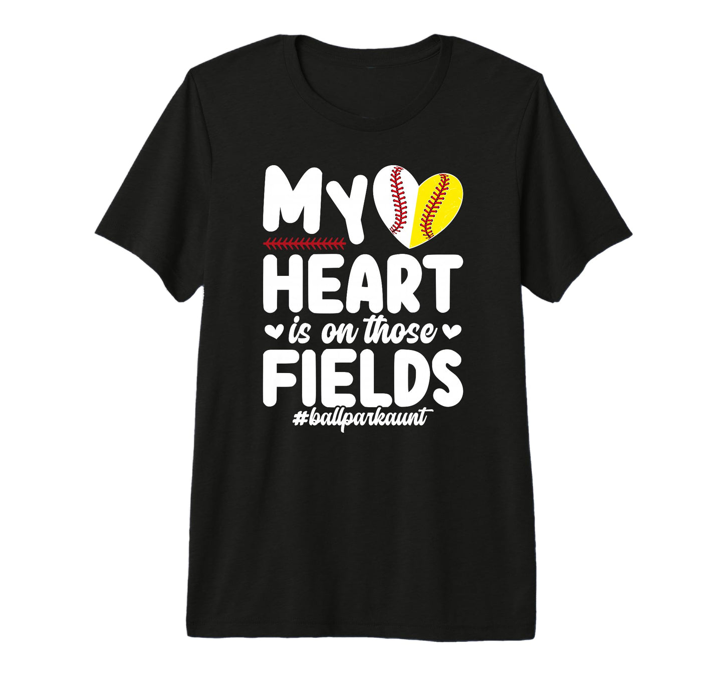 Those Fields Ballpark Aunt Baseball T-Shirt - Streetwear Style Men Women - T-Shirt, Sweatshirt, Hoodie