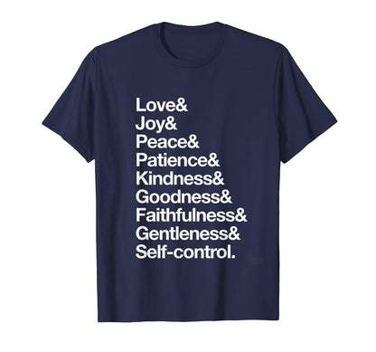Fruit Holy Spirit Love Joy Peace Patience T-Shirt - Trendy Graphic Unisex - T-Shirt, Sweatshirt, Hoodie