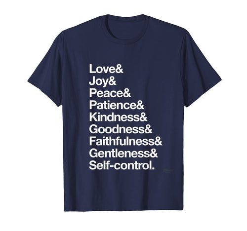 Fruit Holy Spirit Love Joy Peace Patience T-Shirt - Trendy Graphic Unisex - T-Shirt, Sweatshirt, Hoodie