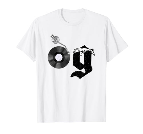 Old School Dad Og Hip Hop Head Vinyl T-Shirt - Streetwear Style Men Women - T-Shirt, Sweatshirt, Hoodie