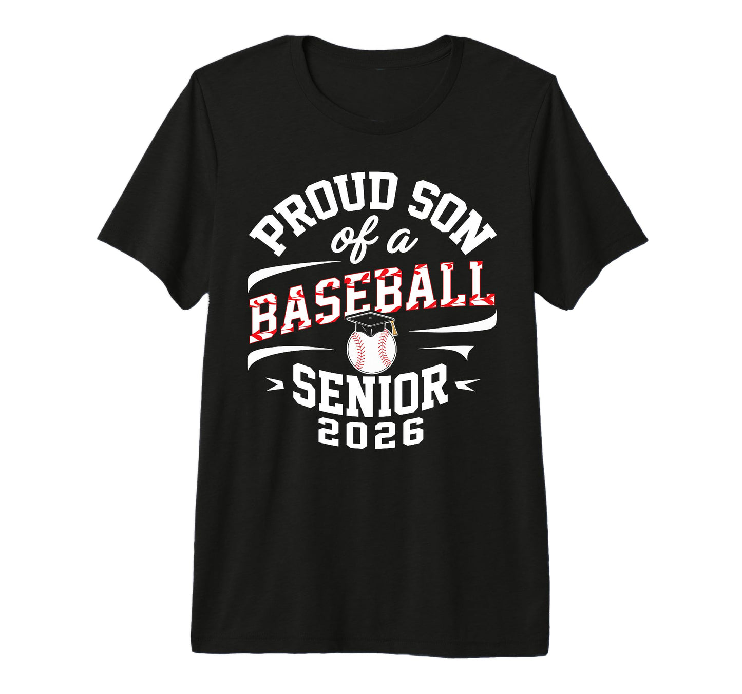 Proud Son 2026 Baseball Senior T-Shirt - Unique Graphic Men Women - T-Shirt, Sweatshirt, Hoodie