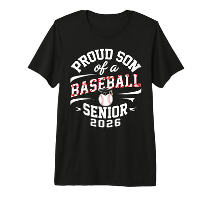 Proud Son 2026 Baseball Senior T-Shirt - Unique Graphic Men Women - T-Shirt, Sweatshirt, Hoodie