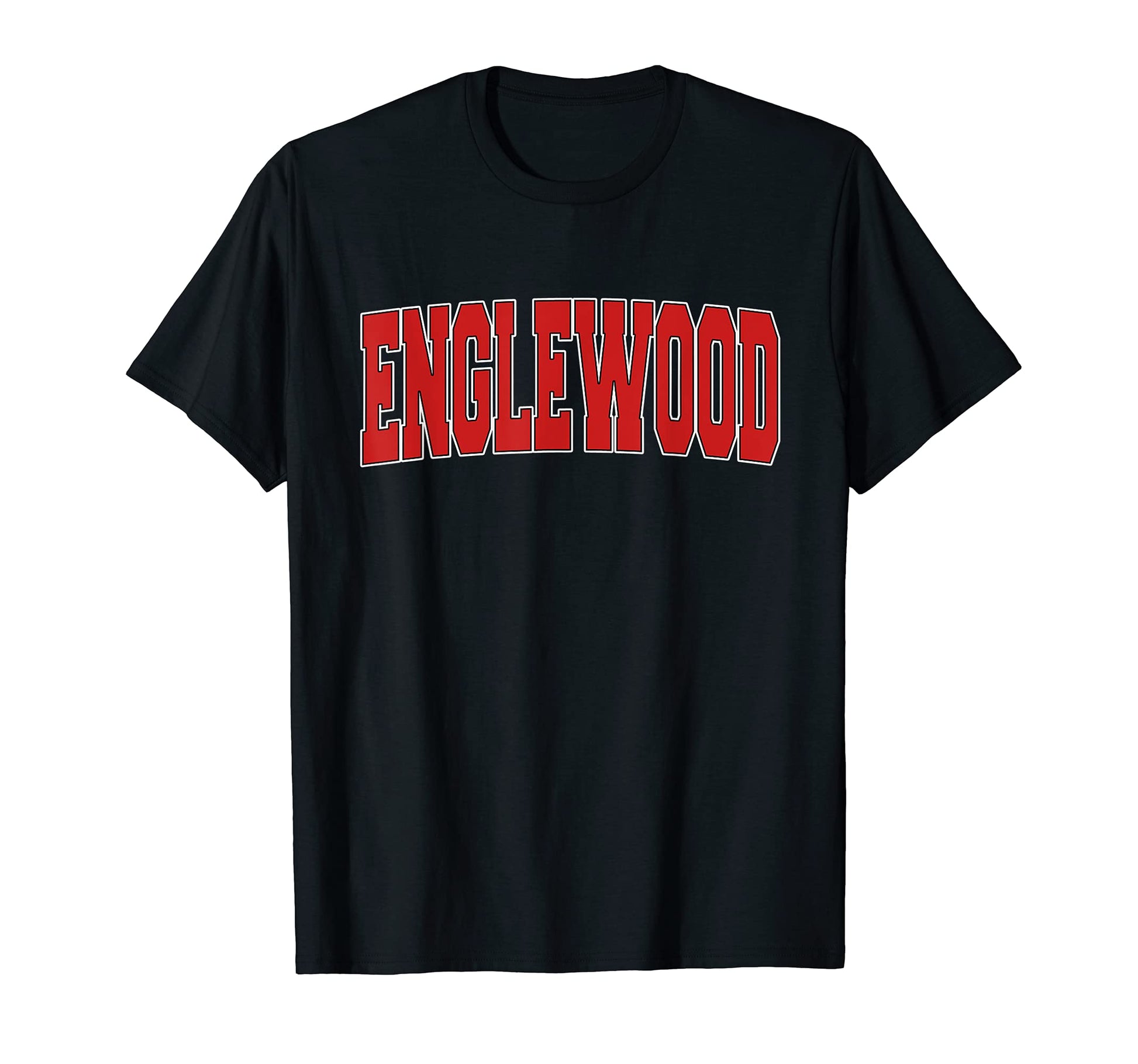 Englewood Oh Ohio Varsity Usa Sports T-Shirt - Novelty Apparel for Adults - T-Shirt, Sweatshirt, Hoodie