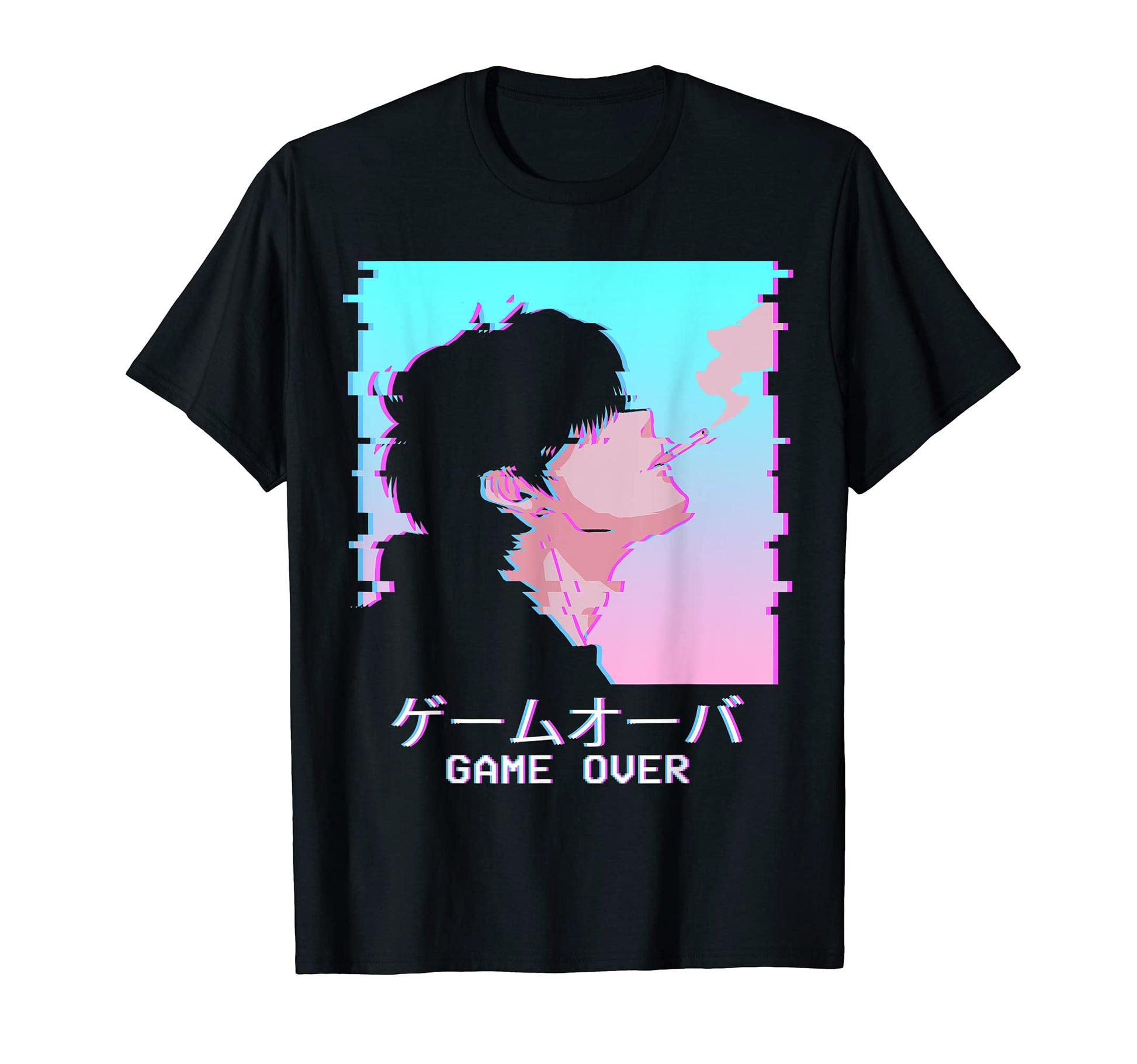 Japanese Vaporwave Aesthetic Anime T-Shirt - Streetwear Style for Adults - T-Shirt, Sweatshirt, Hoodie