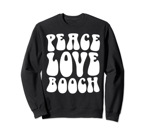 Peace Love Kombucha Making Sweatshirt - Unique Graphic Unisex - T-Shirt, Sweatshirt, Hoodie