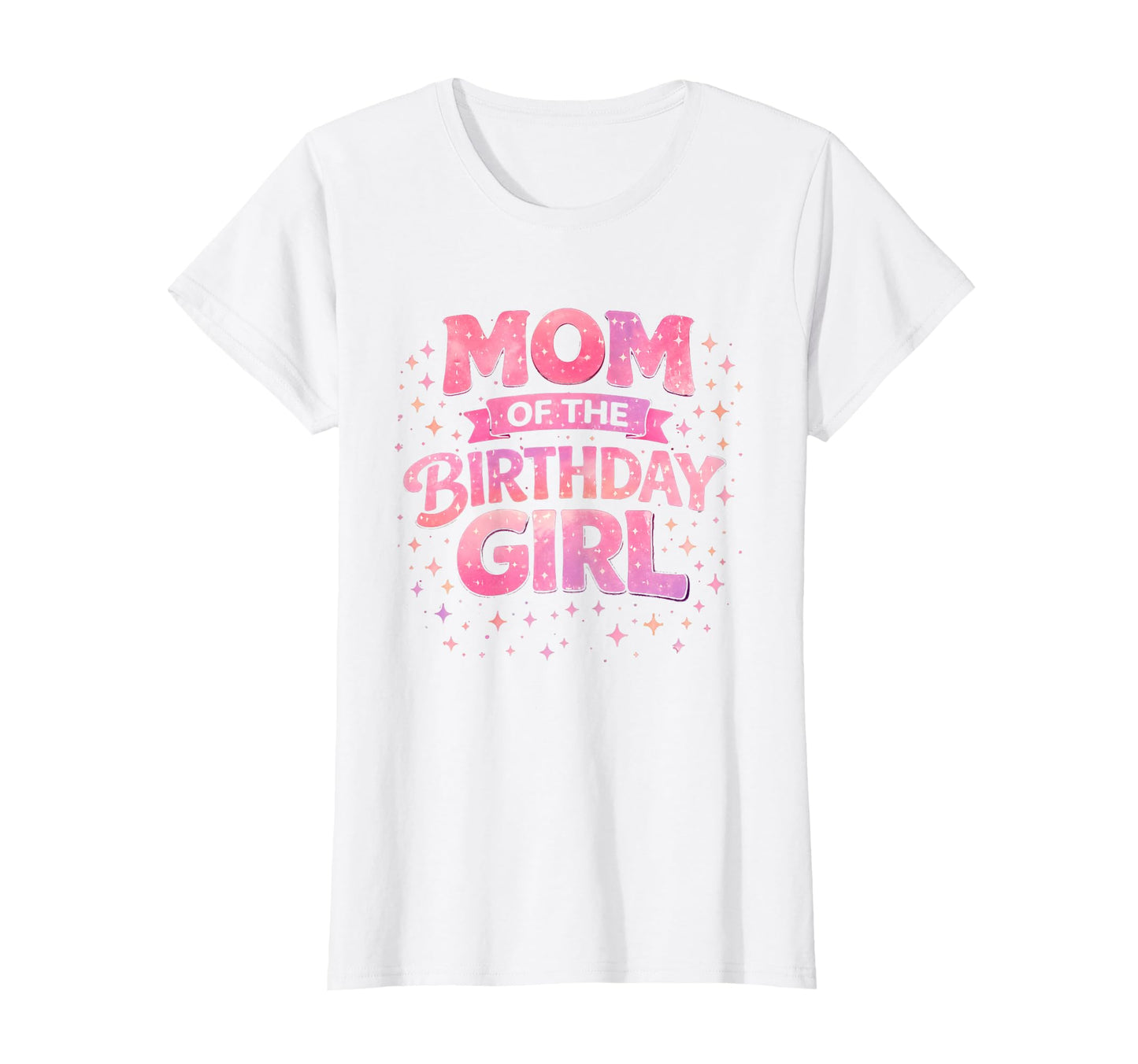 Mom Birthday Groovy Rainbow Stars T-Shirt - Minimalist Print Unisex - T-Shirt, Sweatshirt, Hoodie