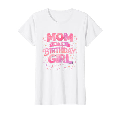 Mom Birthday Groovy Rainbow Stars T-Shirt - Minimalist Print Unisex - T-Shirt, Sweatshirt, Hoodie