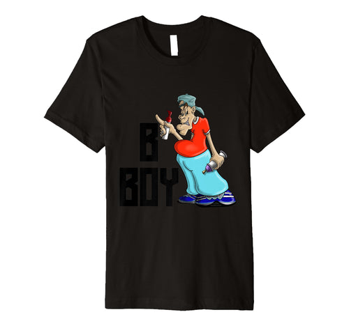 Old School Hip Hop B Graffiti T-Shirt - Fun Novelty Design for Adults - T-Shirt, Sweatshirt, Hoodie