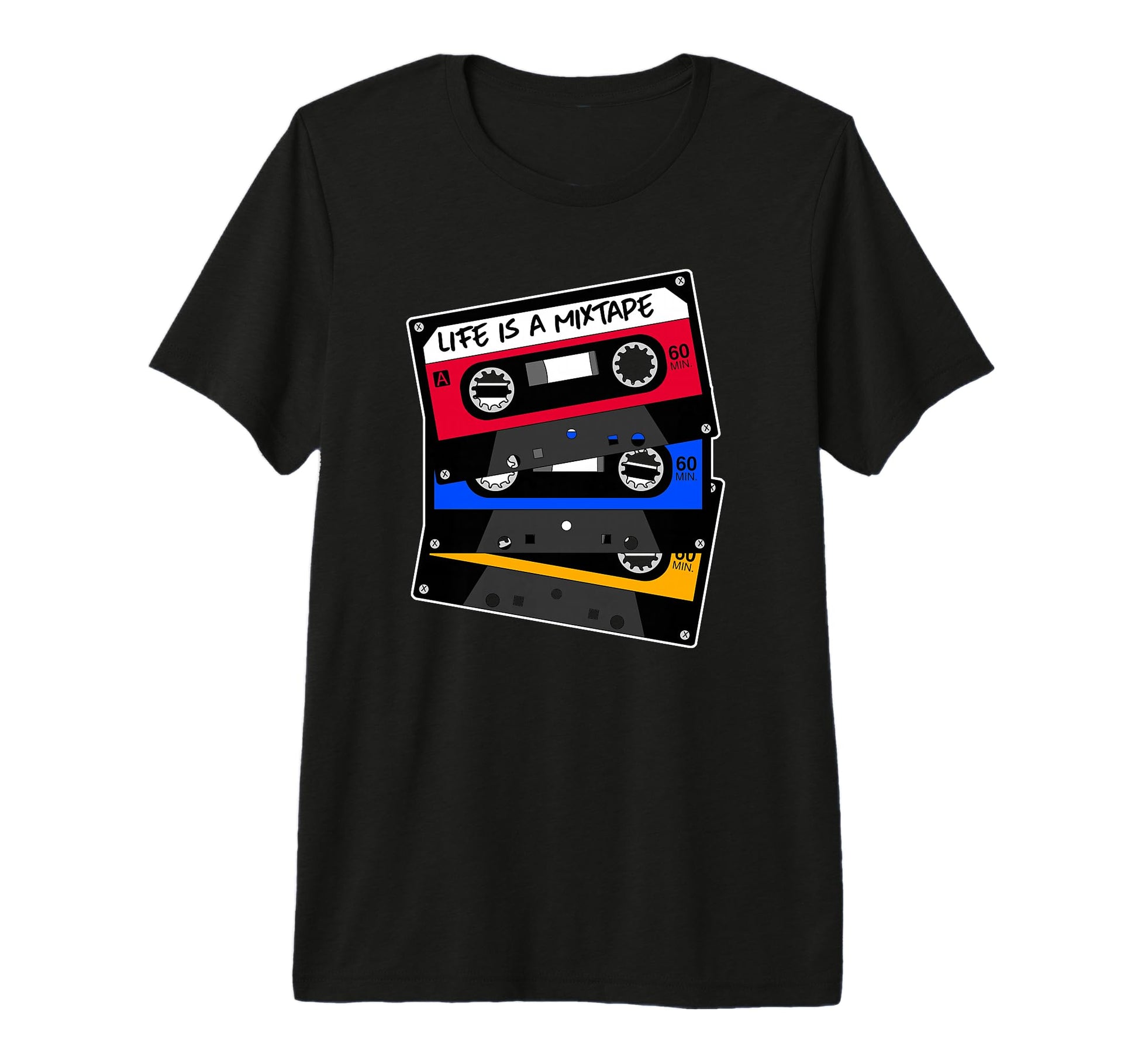 Life Is Mixtape Old School Cassette T-Shirt - Trendy Graphic Men Women - T-Shirt, Sweatshirt, Hoodie