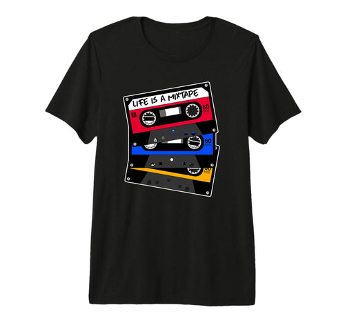 Life Is Mixtape Old School Cassette T-Shirt - Trendy Graphic Men Women - T-Shirt, Sweatshirt, Hoodie