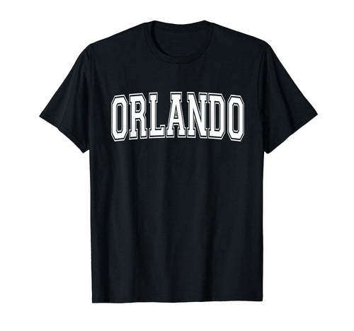 Orlando Fl Florida Usa Sports Varsity T-Shirt - Trendy Graphic Unisex - T-Shirt, Sweatshirt, Hoodie