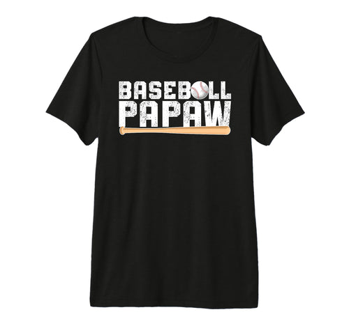 Mens Baseball Papaw Proud Grandpa T-Shirt - Trendy Graphic for Adults - T-Shirt, Sweatshirt, Hoodie