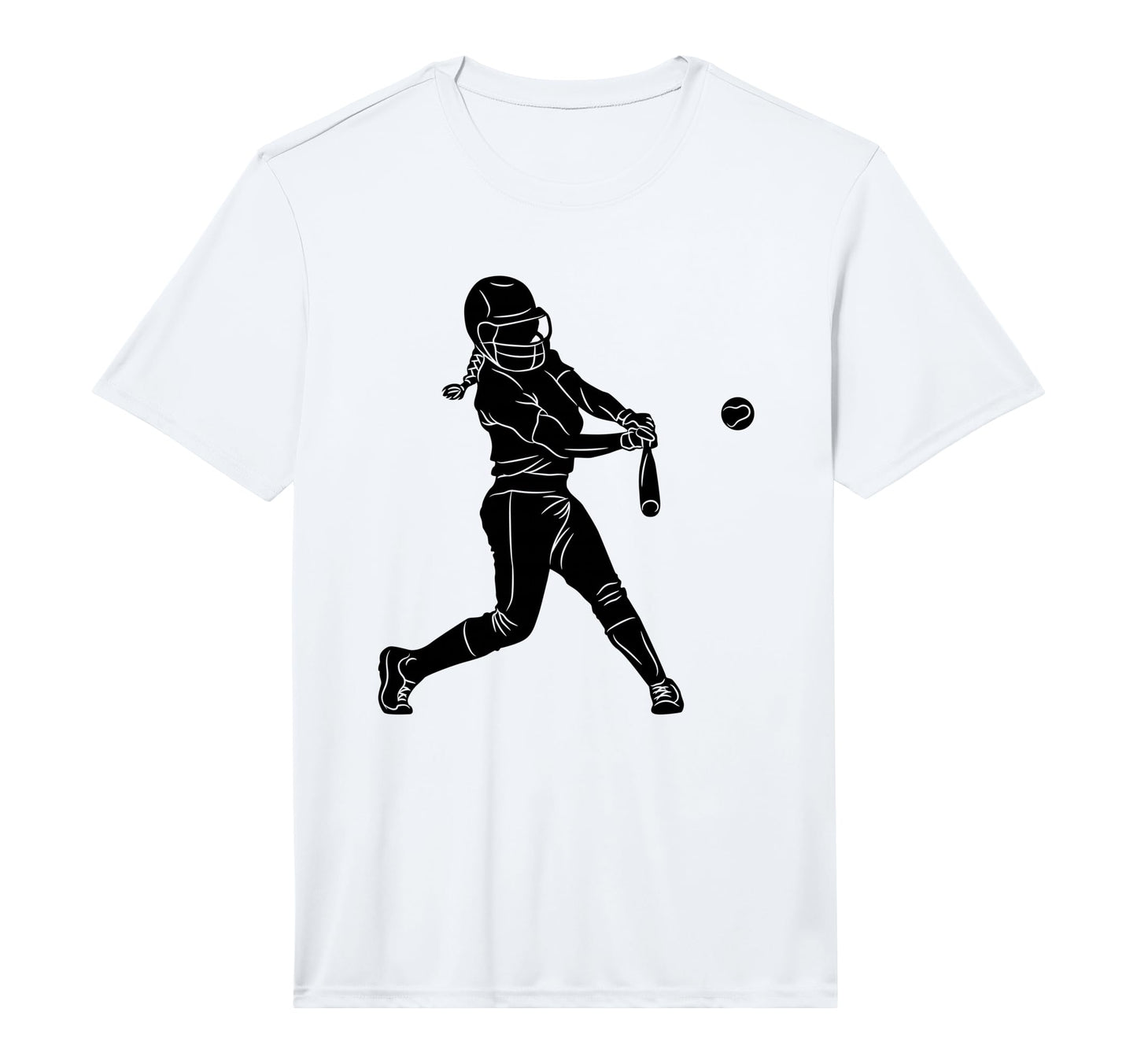 Silhouette Softball Player Baseball T-Shirt - Trendy Graphic Unisex - T-Shirt, Sweatshirt, Hoodie