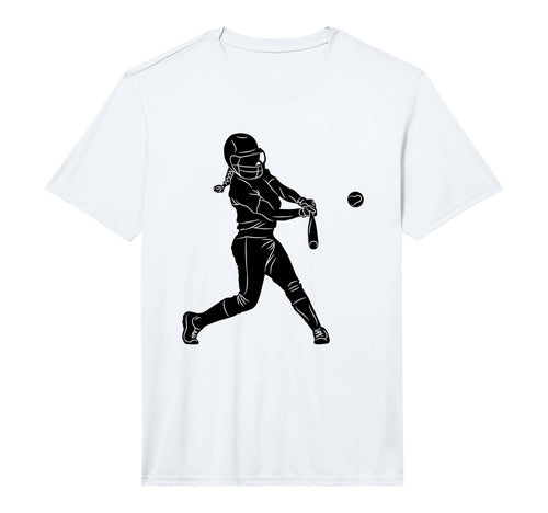 Silhouette Softball Player Baseball T-Shirt - Trendy Graphic Unisex - T-Shirt, Sweatshirt, Hoodie