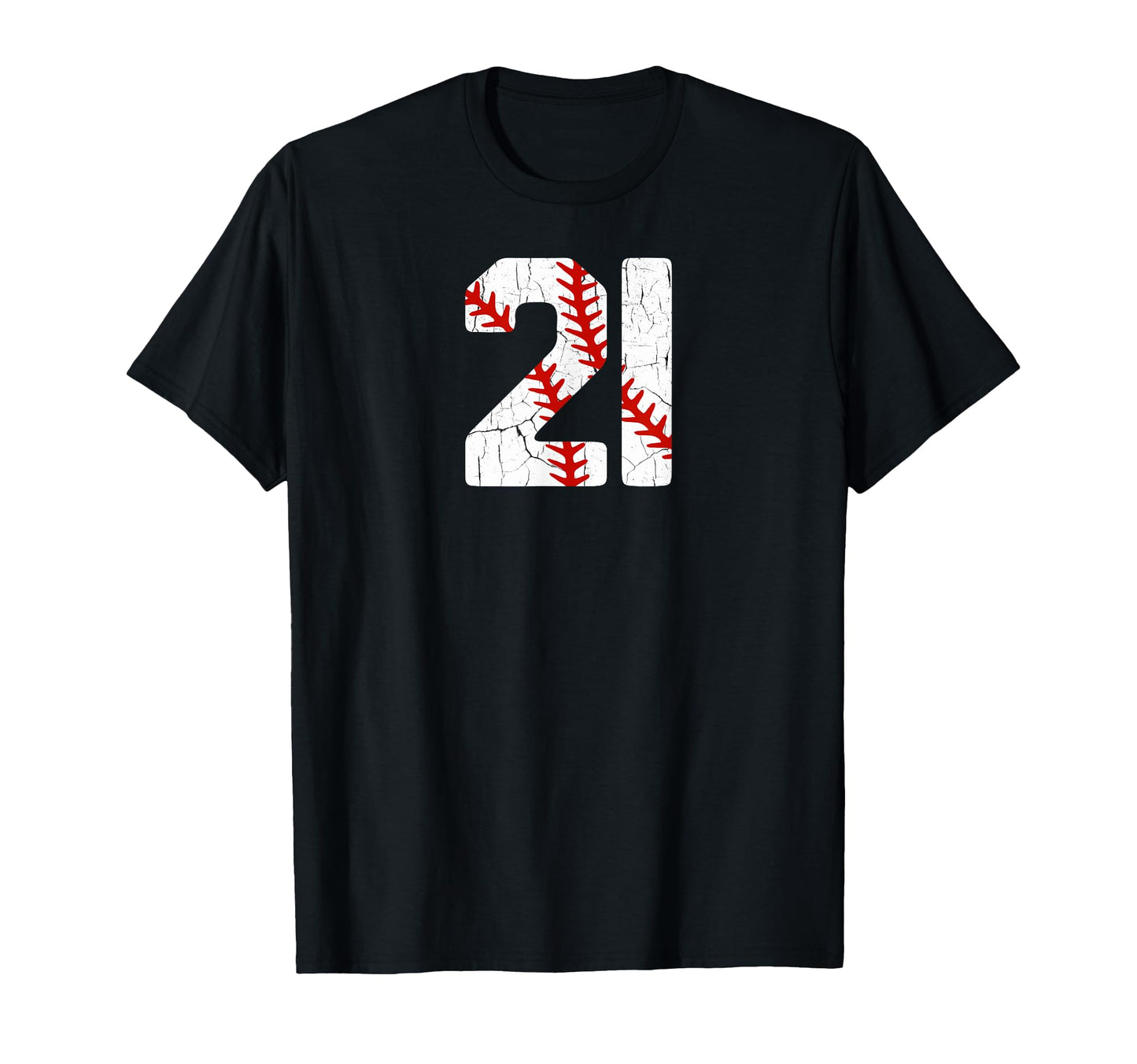 Baseball Player Jersey Number 21 21 Proud T-Shirt - Novelty Apparel Unisex - T-Shirt, Sweatshirt, Hoodie