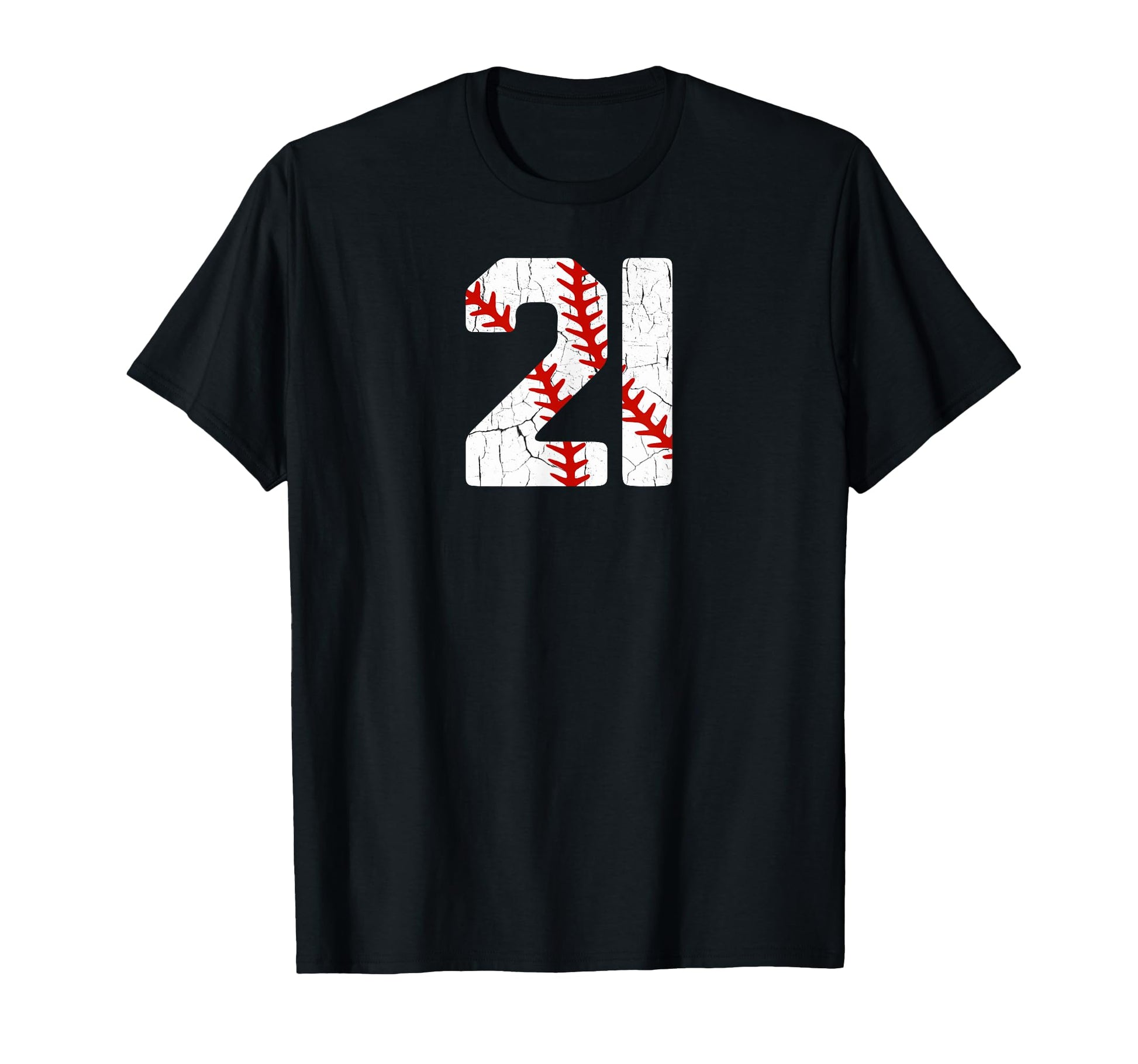 Baseball Player Jersey Number 21 21 Proud T-Shirt - Novelty Apparel Unisex - T-Shirt, Sweatshirt, Hoodie