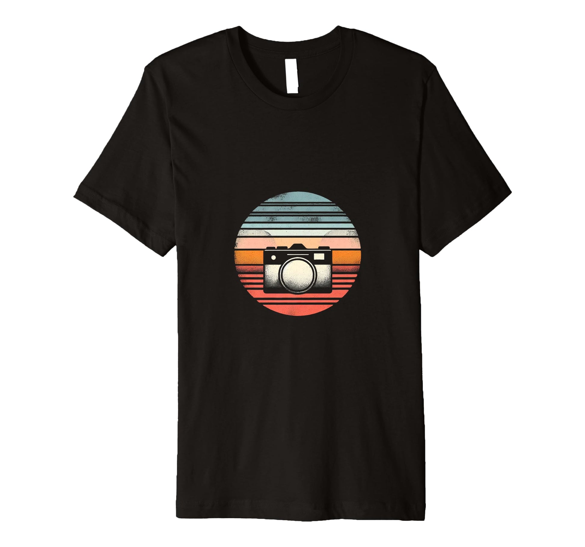 Camera Sunset T-Shirt - Custom Art Print Unisex - T-Shirt, Sweatshirt, Hoodie