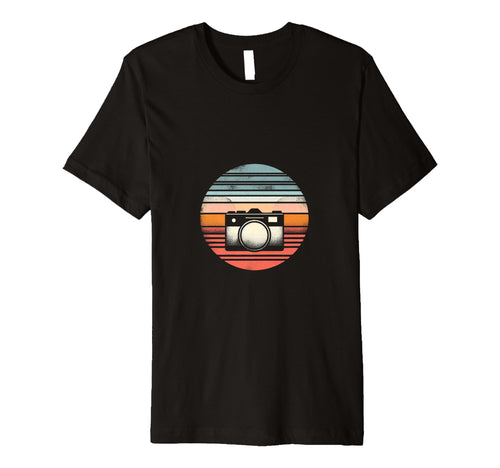Camera Sunset T-Shirt - Custom Art Print Unisex - T-Shirt, Sweatshirt, Hoodie