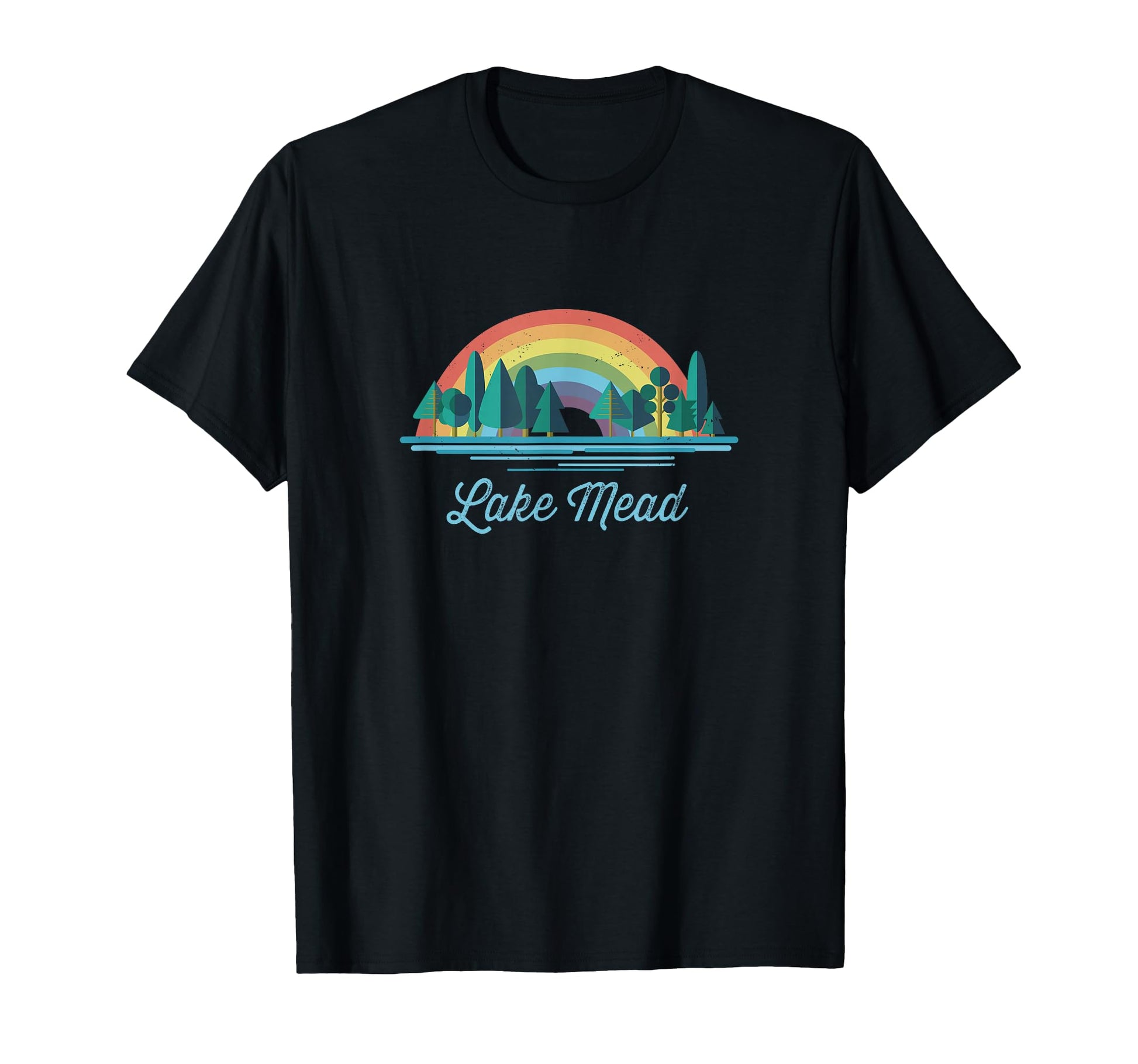 Lake Mead Rainbow Lake Souvenir T-Shirt - Graphic Print Unisex - T-Shirt, Sweatshirt, Hoodie