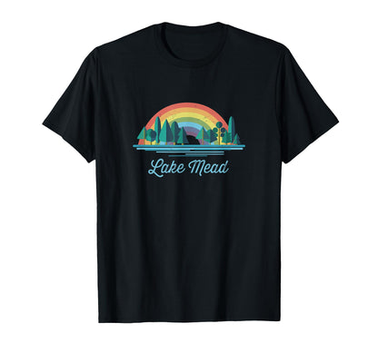 Lake Mead Rainbow Lake Souvenir T-Shirt - Graphic Print Unisex - T-Shirt, Sweatshirt, Hoodie