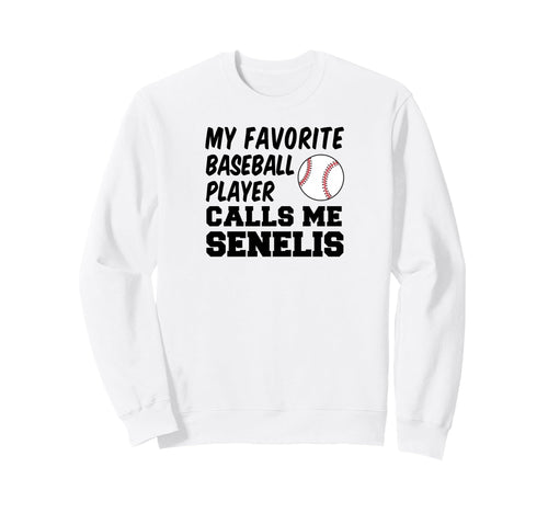 Favorite Baseball Player Calls Me Sweatshirt - Aesthetic Graphic Unisex - T-Shirt, Sweatshirt, Hoodie