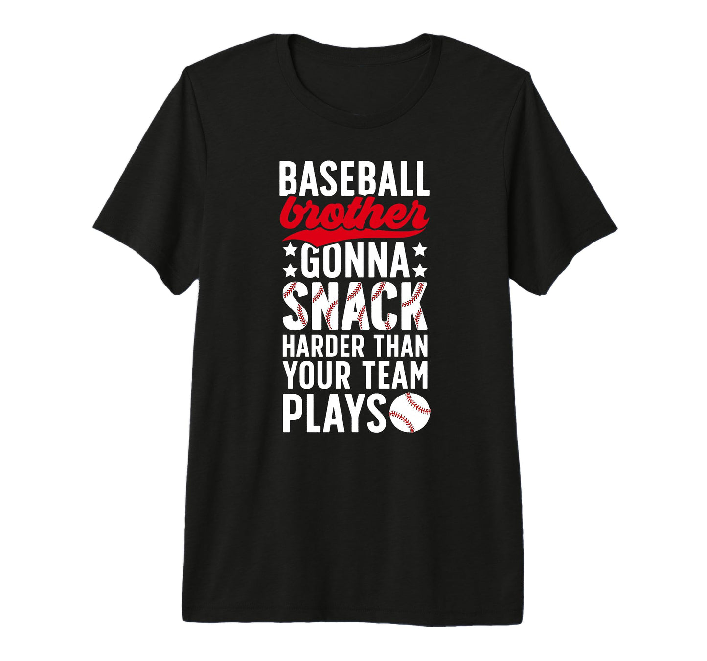 Funny Baseball Brother Baseball T-Shirt - Aesthetic Graphic for Adults - T-Shirt, Sweatshirt, Hoodie