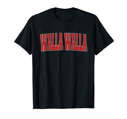 Walla Walla Wa Washington Varsity Usa T-Shirt - Unique Graphic Unisex - T-Shirt, Sweatshirt, Hoodie