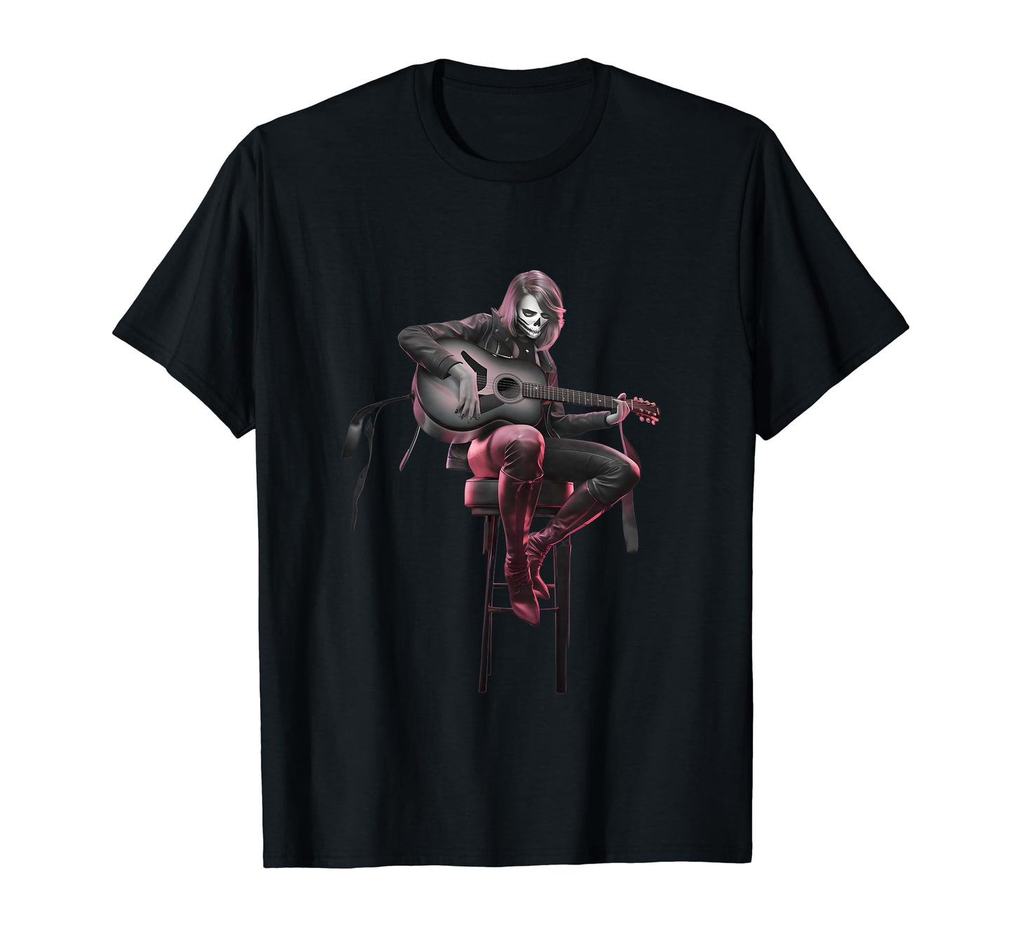 Timeless Rock Star Playing Guitar Iconic T-Shirt - Graphic Print Unisex - T-Shirt, Sweatshirt, Hoodie