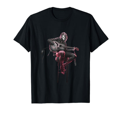 Timeless Rock Star Playing Guitar Iconic T-Shirt - Graphic Print Unisex - T-Shirt, Sweatshirt, Hoodie