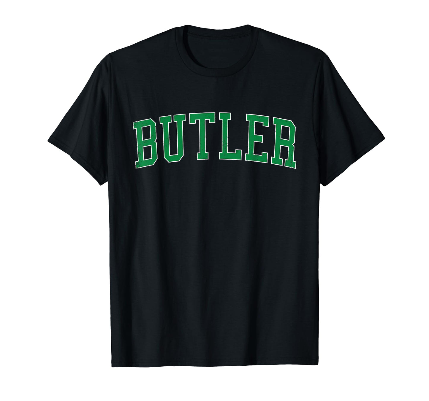 Butler Pa Distressed Green Varsity T-Shirt - Fun Novelty Design for Adults - T-Shirt, Sweatshirt, Hoodie