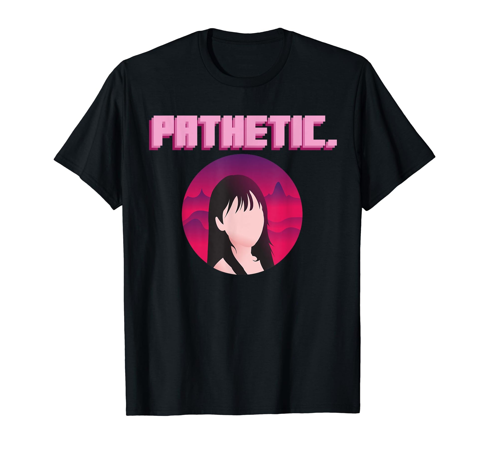 Pathetic Aesthetic Vaporwave T-Shirt - Custom Art Print for Adults - T-Shirt, Sweatshirt, Hoodie