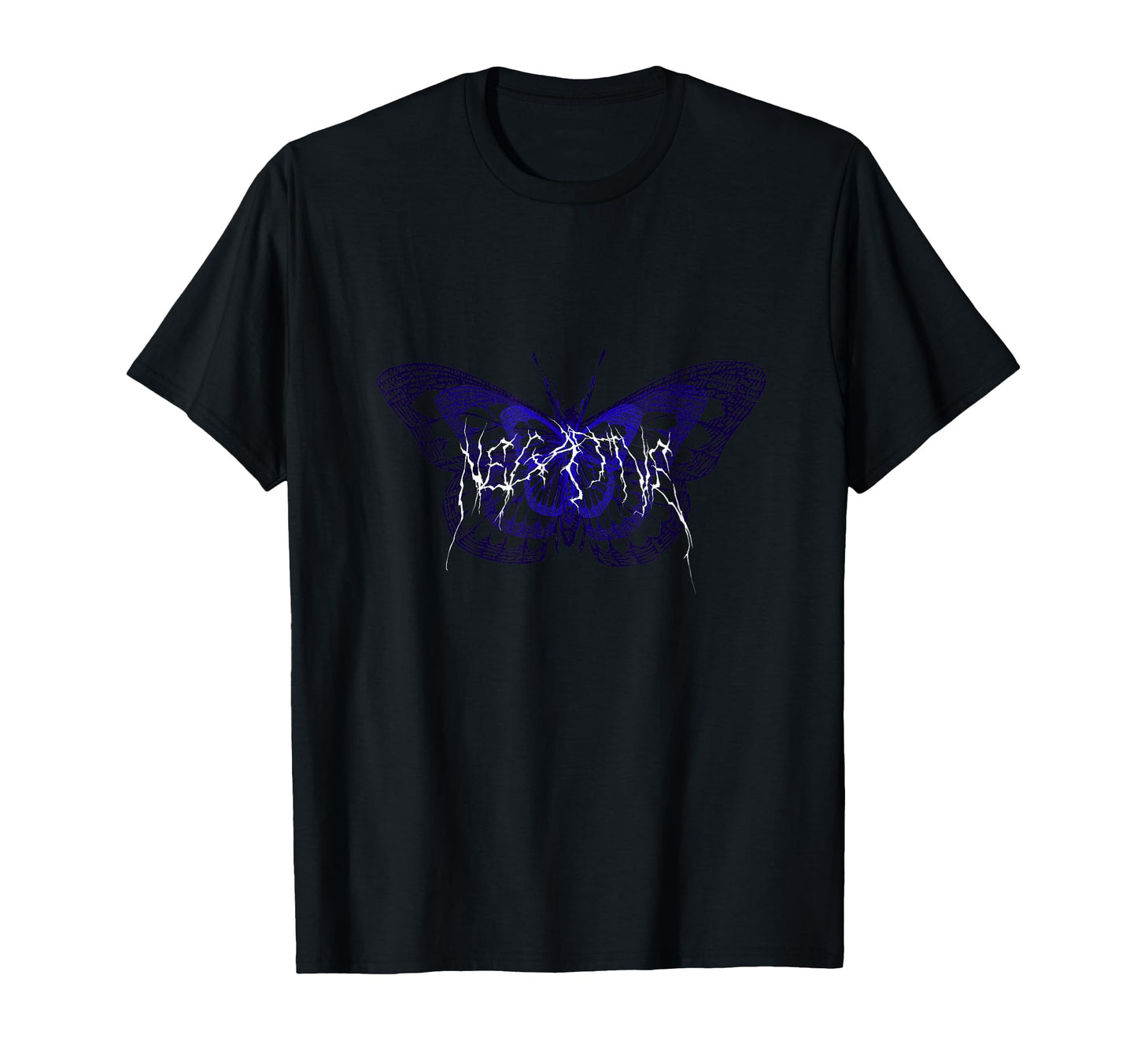Butterfly Negative Y2K Grunge T-Shirt - Custom Art Print Men Women - T-Shirt, Sweatshirt, Hoodie