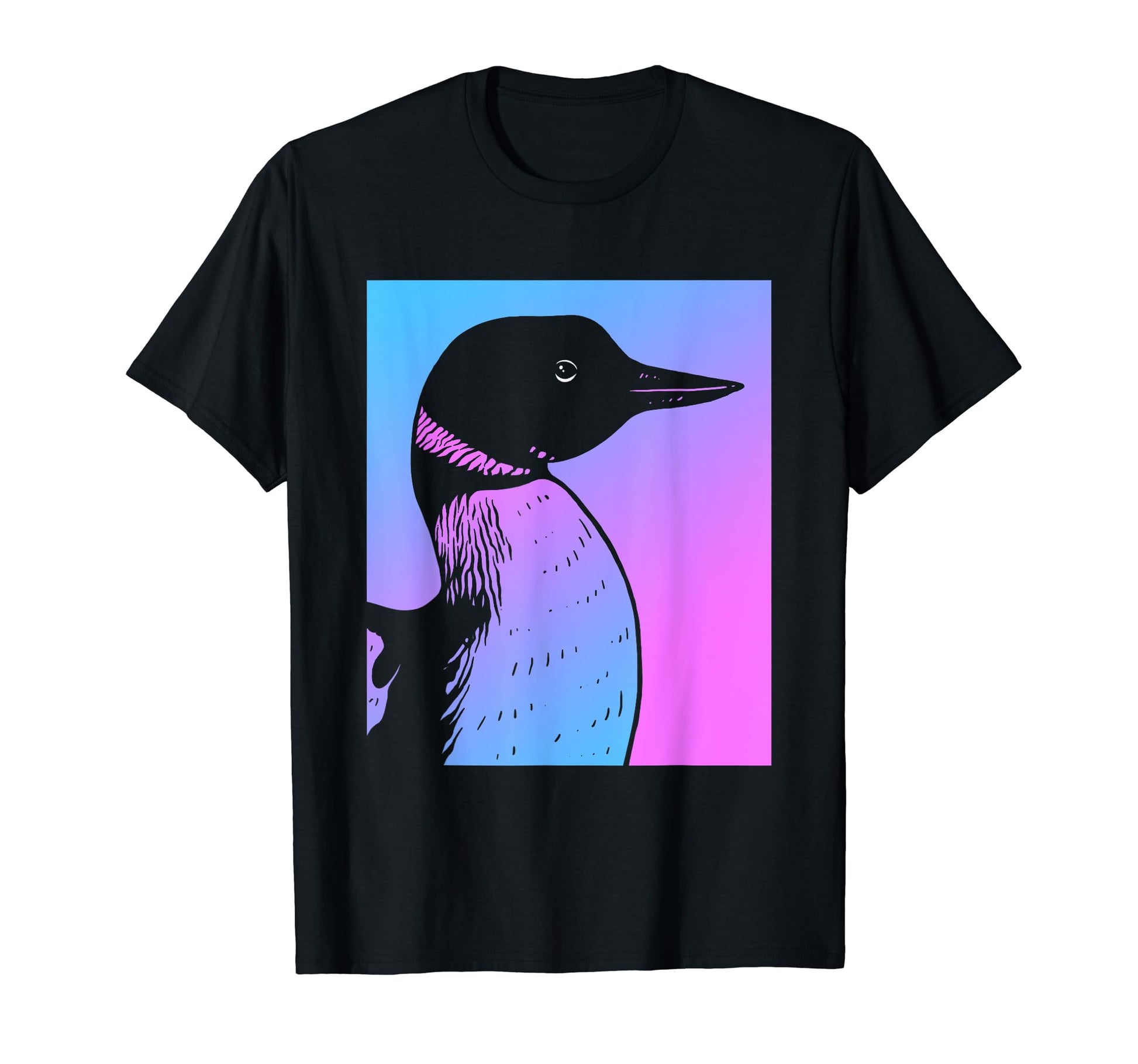 Vaporwave Loon Aesthetic Pastel T-Shirt - Fun Novelty Design for Adults - T-Shirt, Sweatshirt, Hoodie